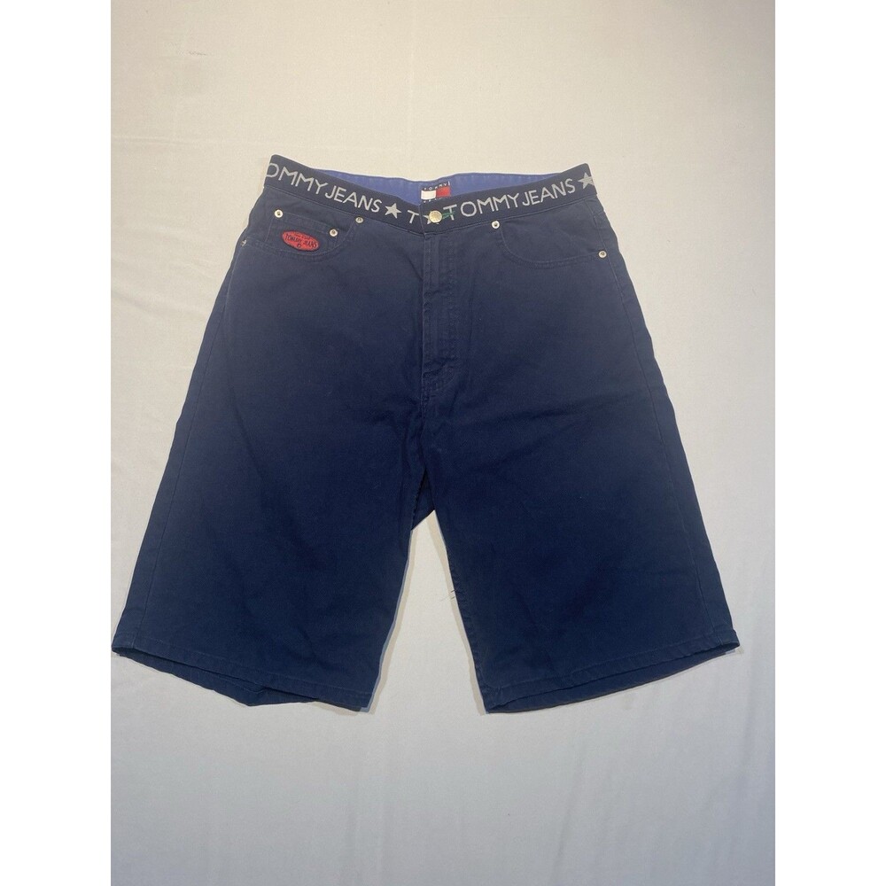 Tommy Hilfiger Men's Navy Blue Shorts XL (33x12) with Drawstring Elastic Waist